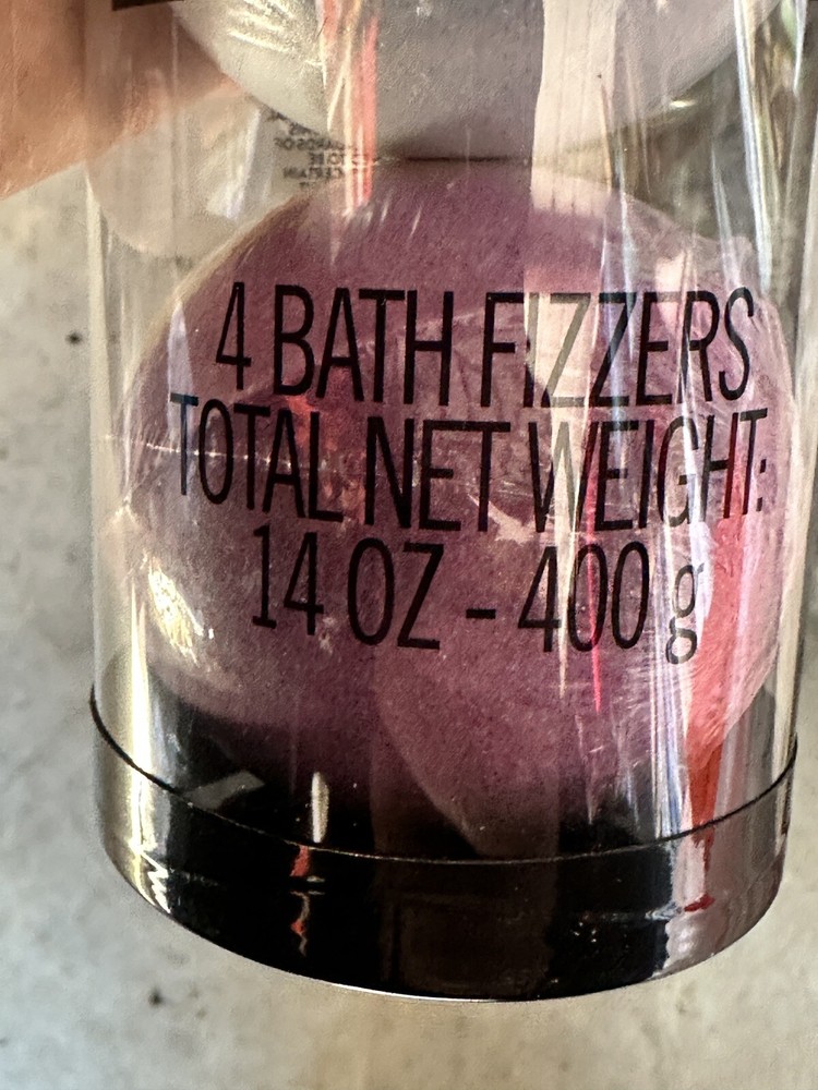 Galactic Scented Bath Fizzers, 4 Pieces