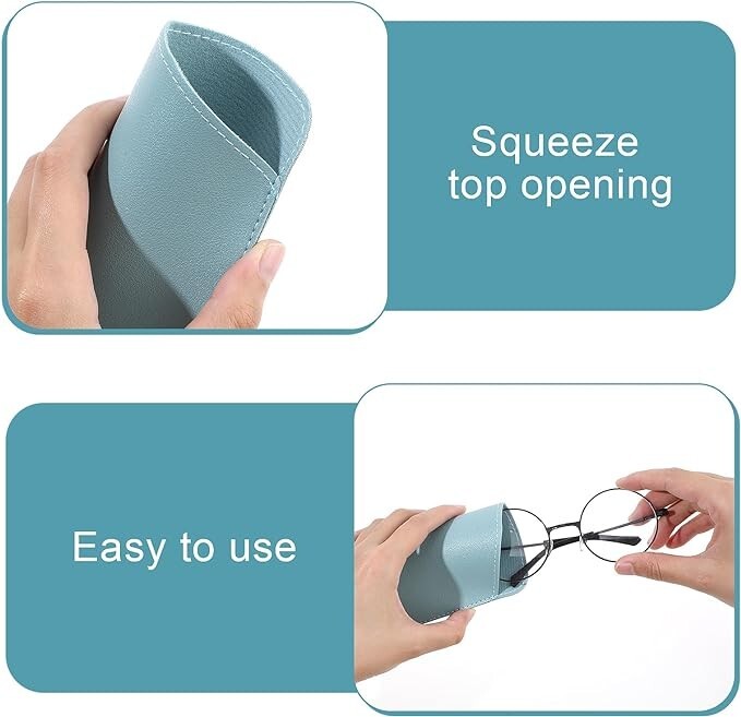 6 Pack Soft Glasses Case Eyeglass Case Sunglass Case
