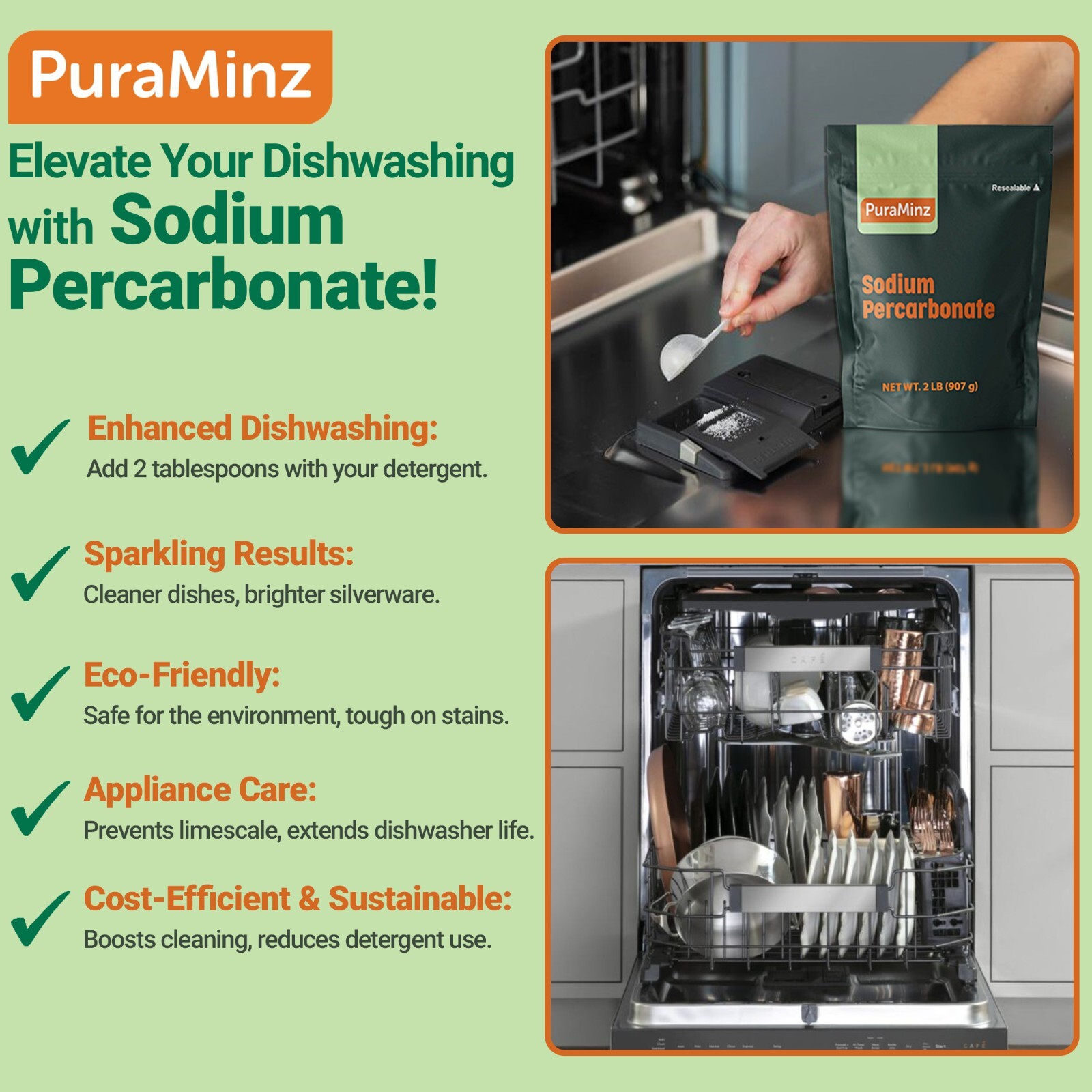 Sodium Percarbonate -5 LB Oxygen Bleach/Solid Hydrogen Peroxide- MutliPurpose