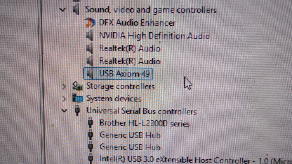 M-Audio Axiom 49 Key USB MIDI Keyboard Controller 2000s- Read Description twice