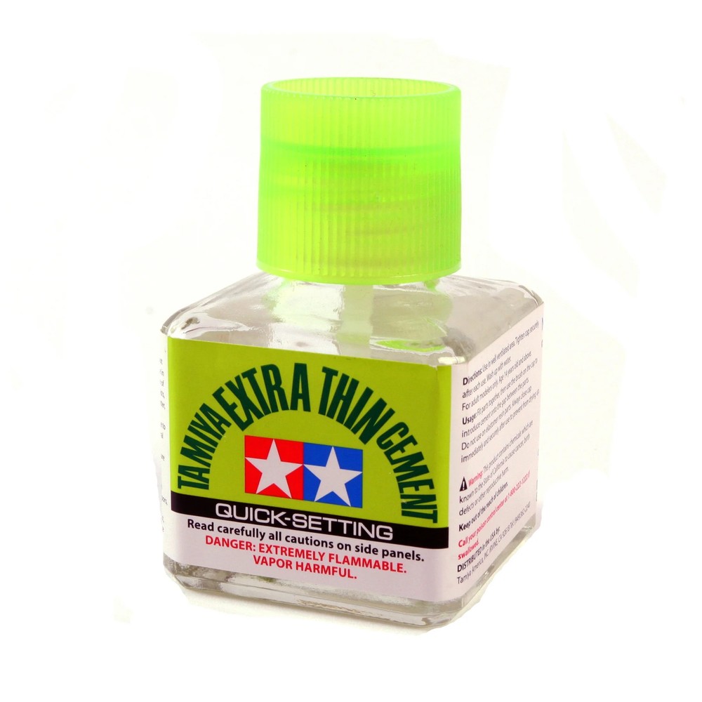 Tamiya 87182 Extra Thin Quick Setting Cement for Styrene/Acrylic 40ml*
