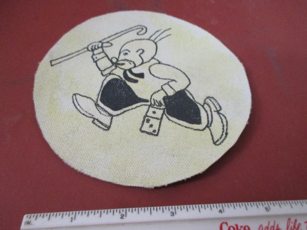 WWII GERMAN LUFTWAFFE 4/JG 26 OLD MAN CANE   FIGHTER   FLIGHT JACKET   PATCH