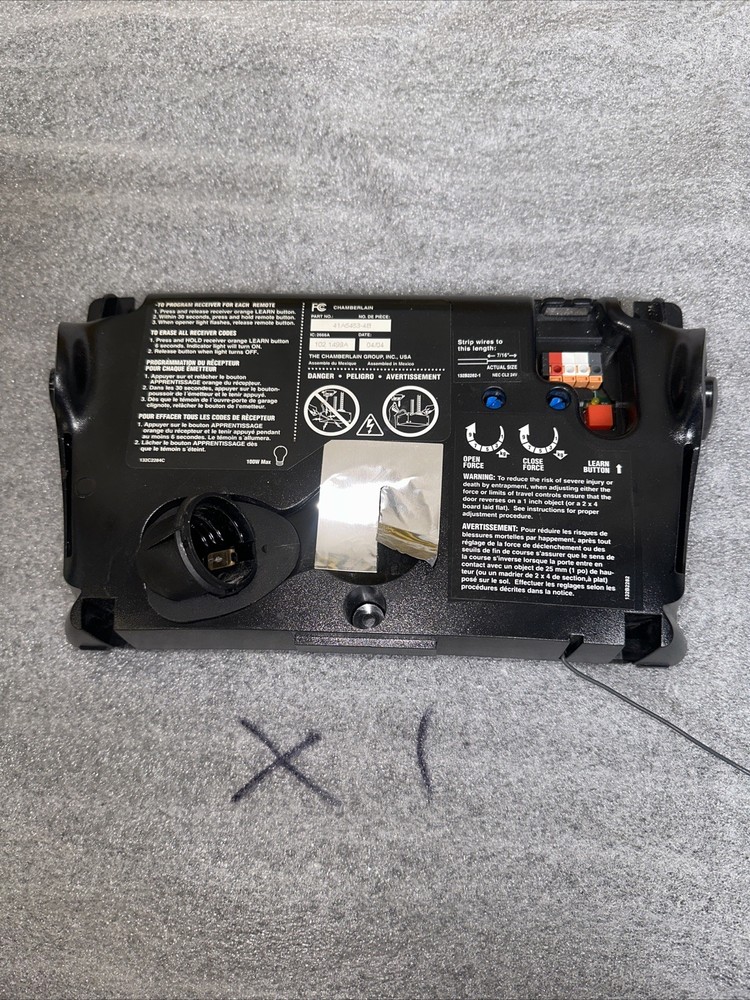 Liftmaster Chamberlain Logic Board 41a5483-4b orange Learn Button