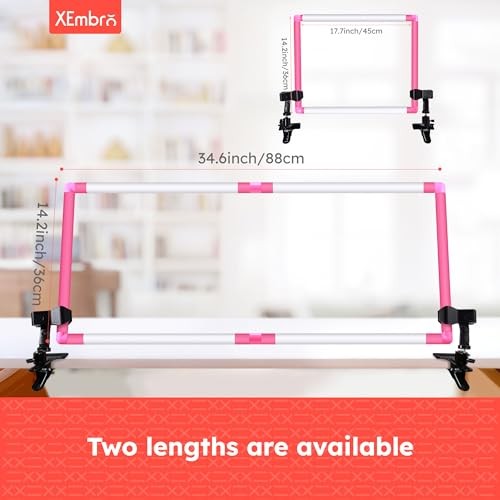 Large Embroidery Scroll Frame, Adjustable Cross Stitch Scroll Frame, Plastic