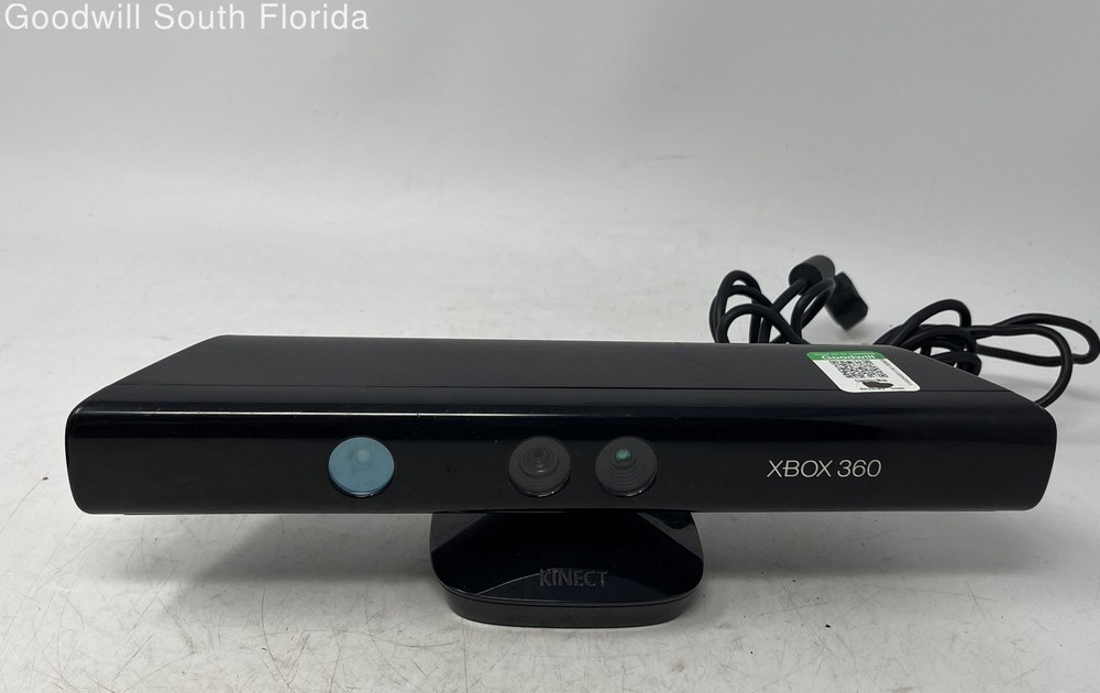 Microsoft Black Wired Portable Kinect Motion Sensor For The Xbox 360 Not Tested