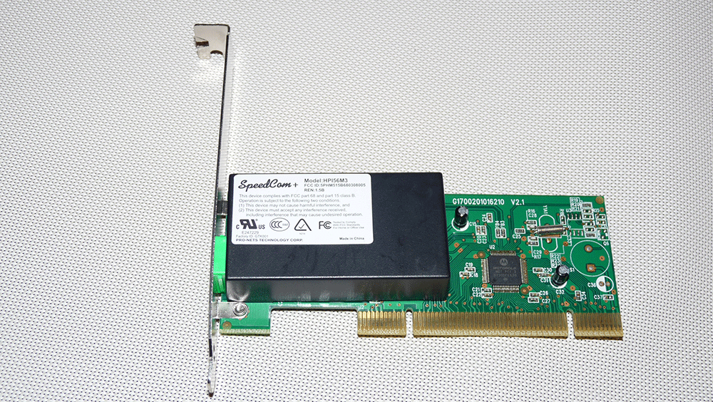 Acer SpeedCom Fax/Phone Card, Model: HP156M3