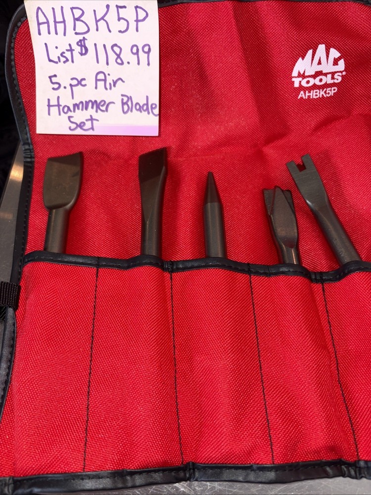Mac Tools 5pc. Air Hammer Blade Set