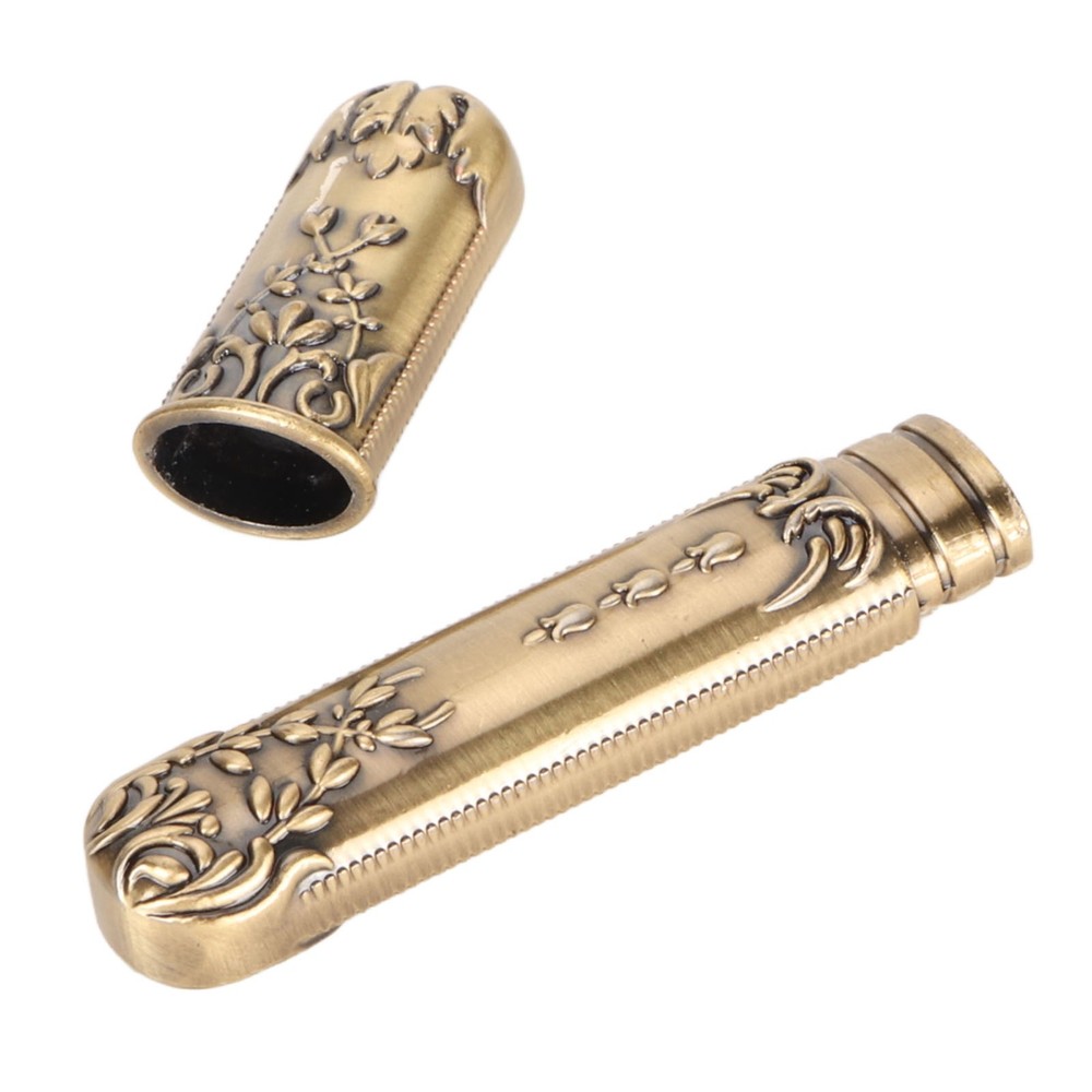 Vintage Needle Case Engraved Stereoscopic Pattern Stylish Sewing Needles Storage