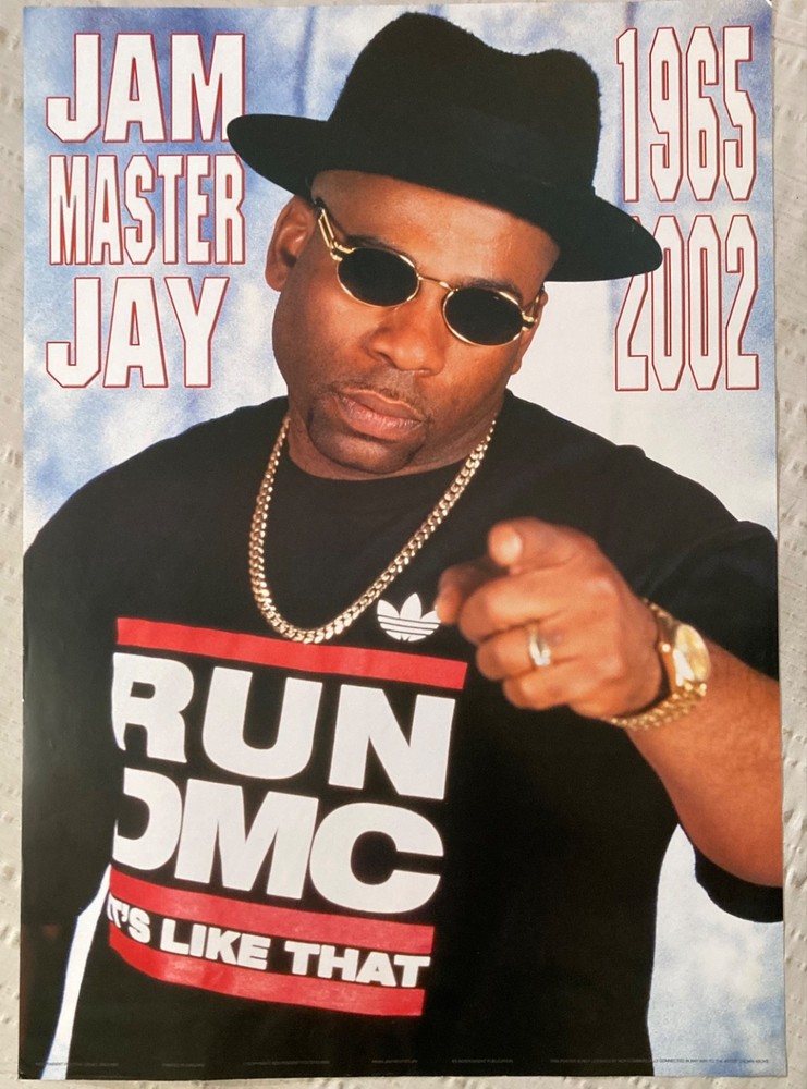 Jam Master Jay Run DMC 2002 Poster Independent England Rap Hip Hop L