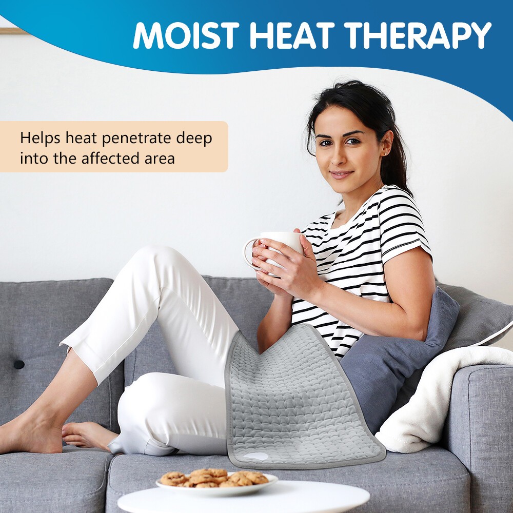 Electric Heating Pad For Back Pain & Cramps Relief 9 Level Auto Shut Off 2025