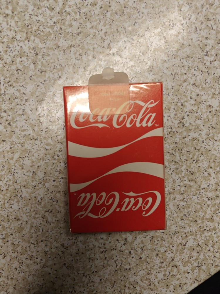 Coca Cola Red White Logo Playing Cards