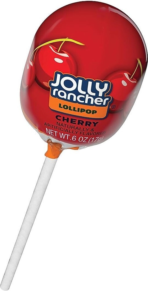 JOLLY RANCHER Round Lollipops, Assorted Fruit Filled Pops, Bulk Candy (4 Pounds)