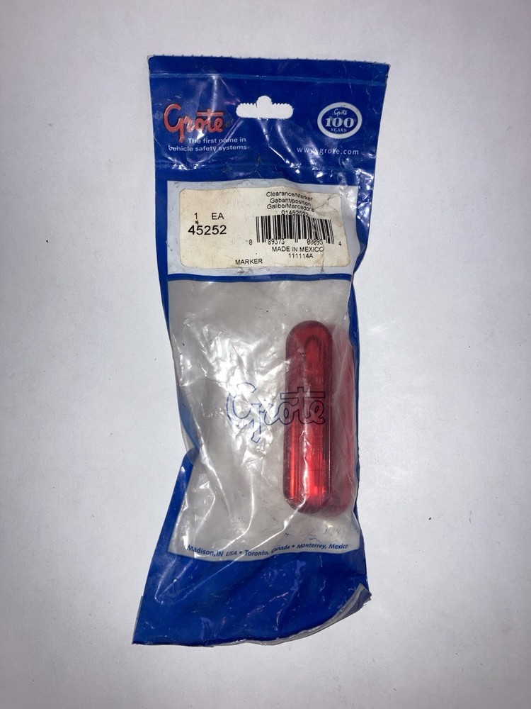 Grote 45252 Clearance Marker Light Red | Oval