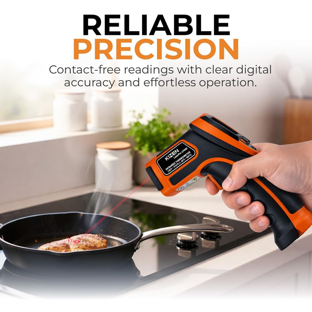 Infrared Temperature Gun - Handheld Surface Infrared Thermometer for Griddle,...