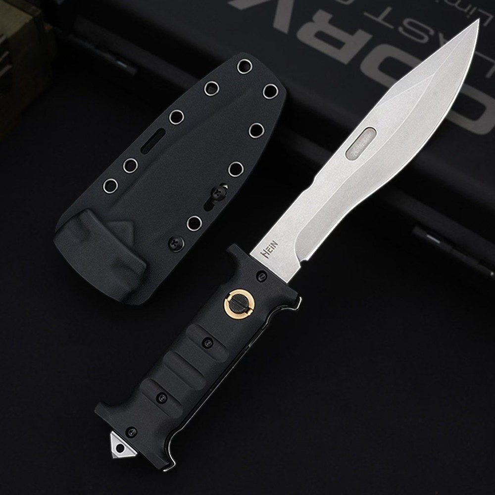 D2 Fixed Blade TPE Handle Collection Outdoor Unique Design Extension Tools VTH35