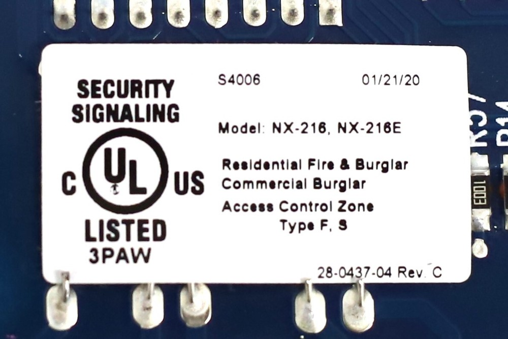 Interlogix NetworkX 16 Zone Security Alarm Expander Module P/N: NX-216E Open Box