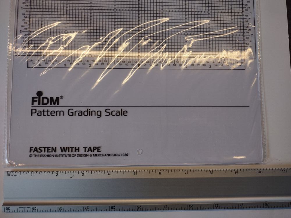 FIDM Fashion Institute Pattern Grading Scale