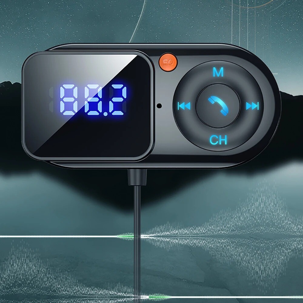 Handsfree Bluetooth FM Transmitter Wireless Radio Adapter Car Kit Mp3 Player USB