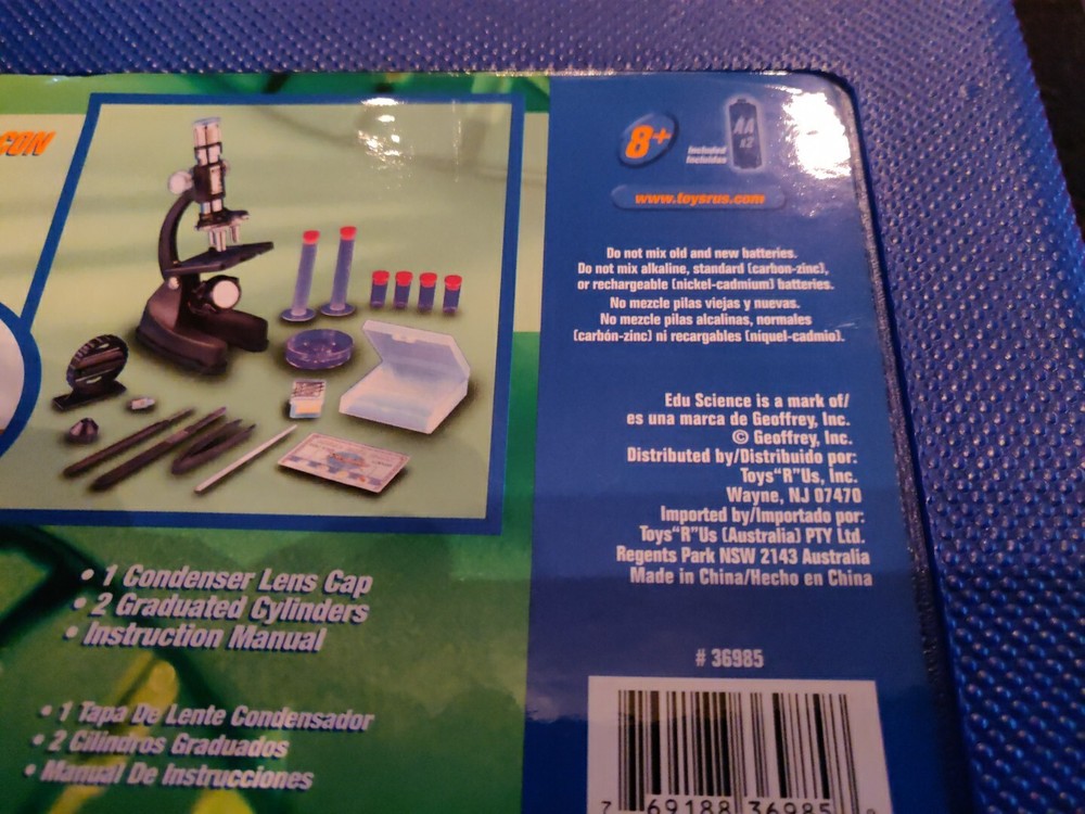 Edu Science Microscope Lab Sold As Is. Not Used But Not Complete