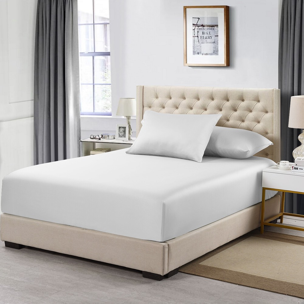 Eucalyptus 600 Flex King ( Top Split King) Separate Fitted Sheet