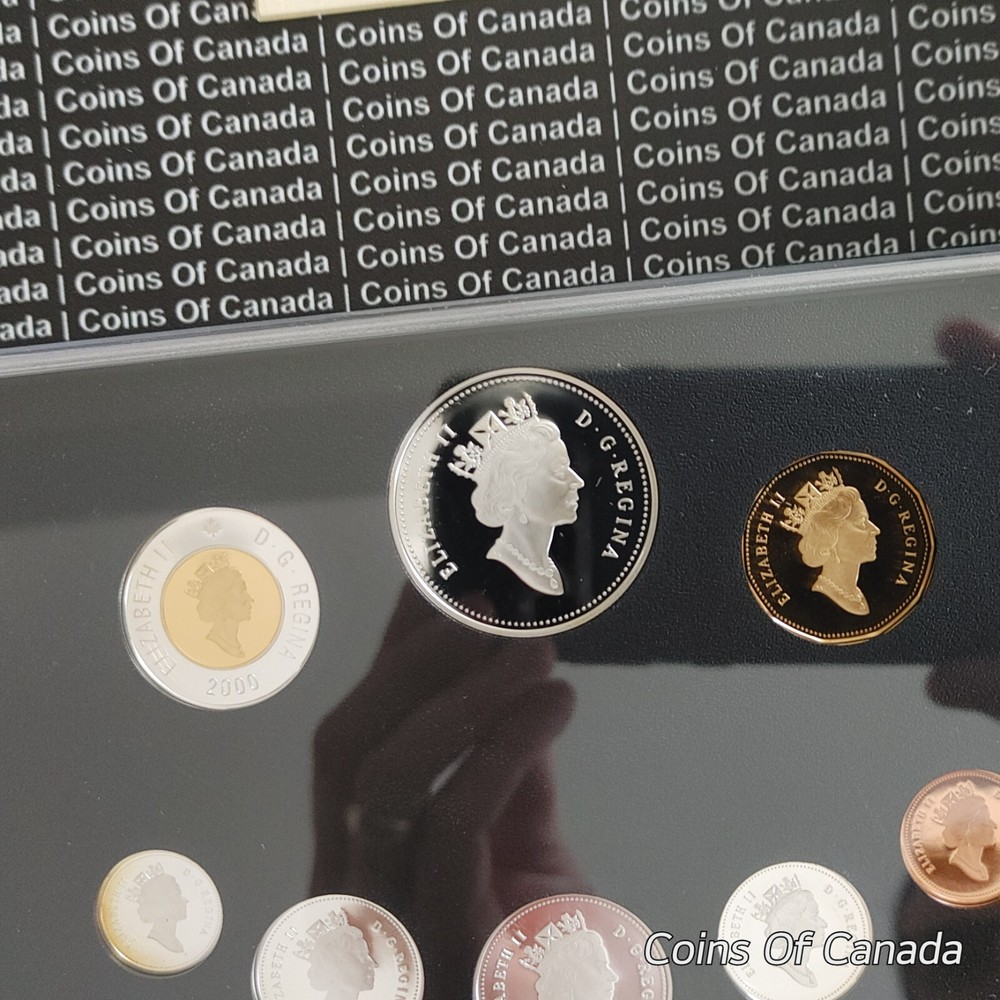 2000 Canada 8 Coin Proof Set - With Special Edition Silver Dollar #coinsofcanada