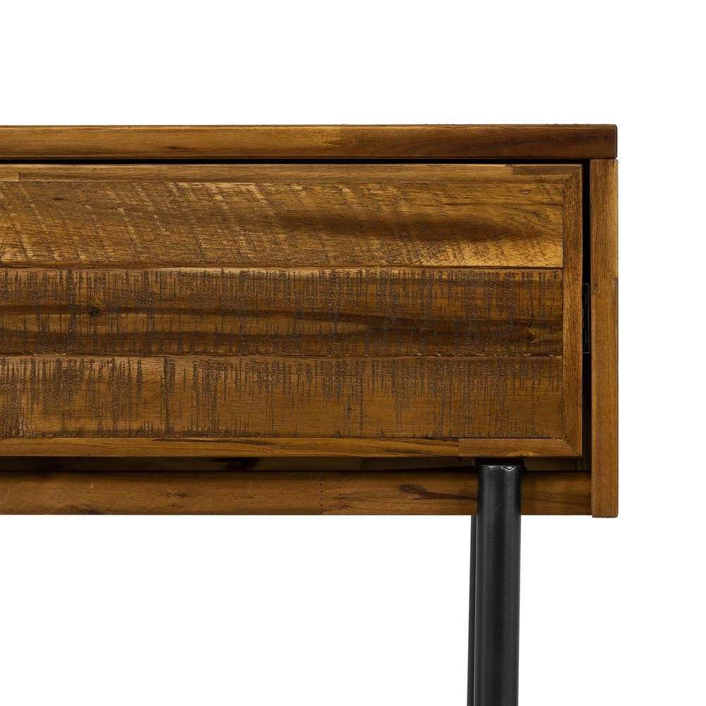 Cusco Rustic Acacia Single Drawer Night stand, Brown Single Box Product