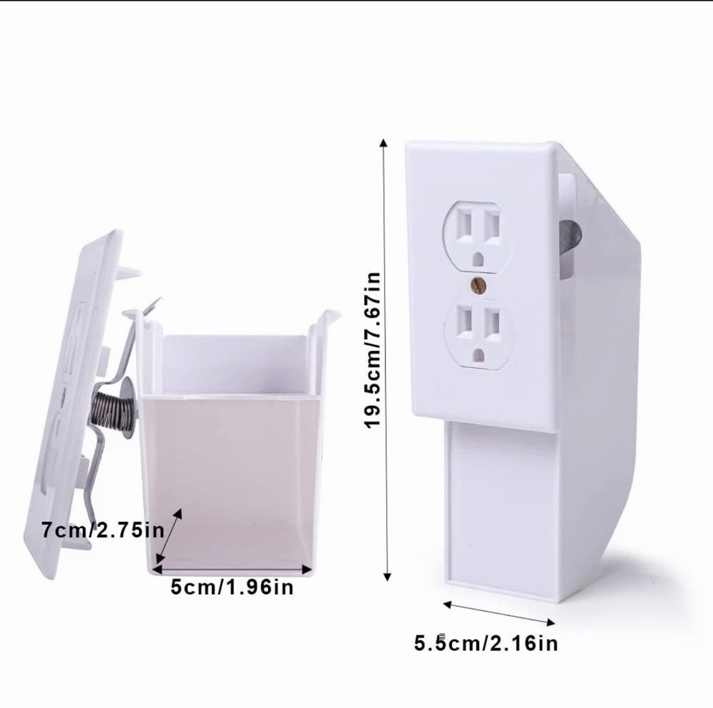 Wall Socket Diversion Safe- Hidden Diversion Safe Simple Install Magnetically...