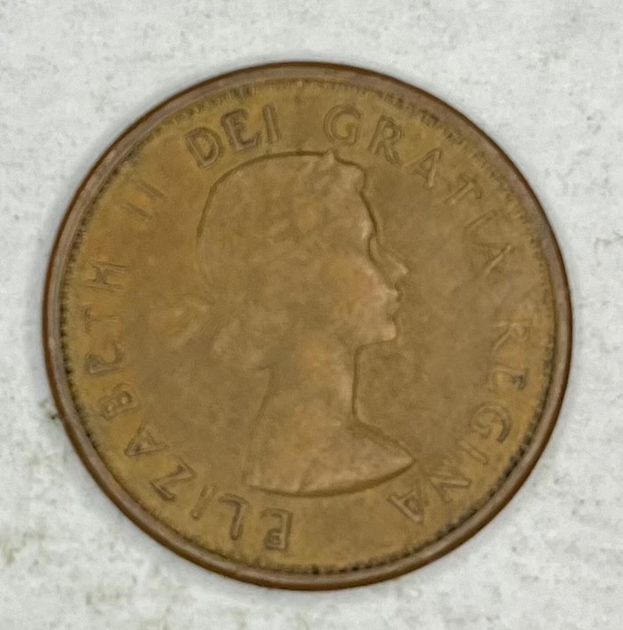 1961 Canada 1 One Cent Coin