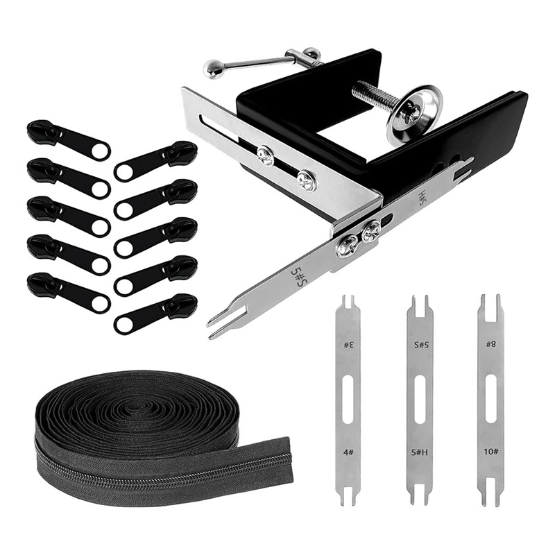 Professional Double-Head Zipper Puller Tool, Stainless Steel Craftsmanship