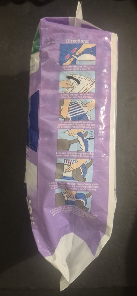 Hartz Comfitables Cat Diapers Extra Small, 16 Count, Comfortable & Secure Fit