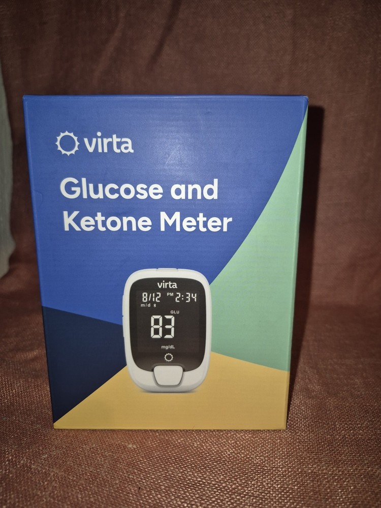 Virta Glucose & Ketone Meter Kit Bluetooth -New Open Box
