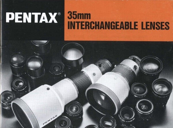 Pentax 35mm Interchangeable Lenses Instruction Manual