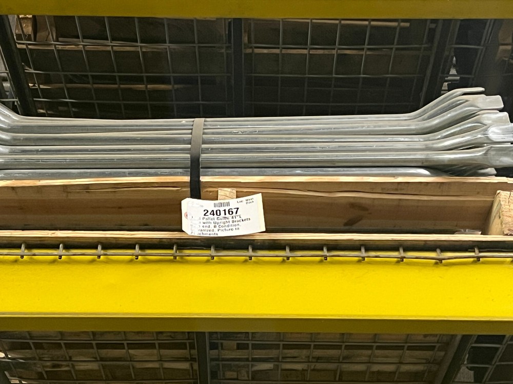 flue keeper for pallet rack 42" deep