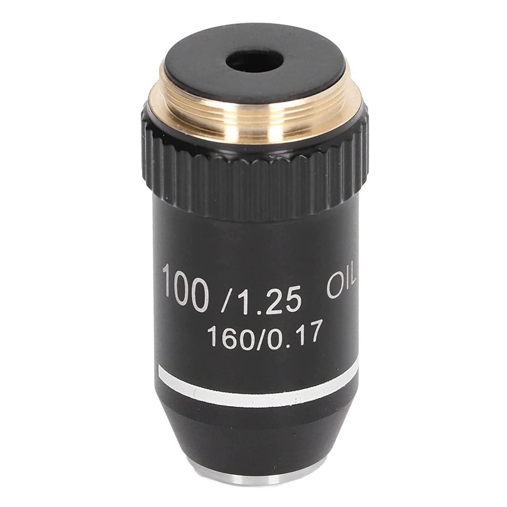 Biological Microscope Objective, 195 Achromatic Black Objective 100X 2353