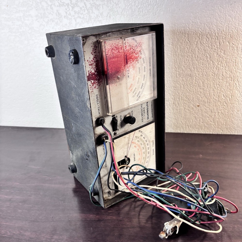 Vintage Micronta Automatic Dwell Tachometer Remote Starter