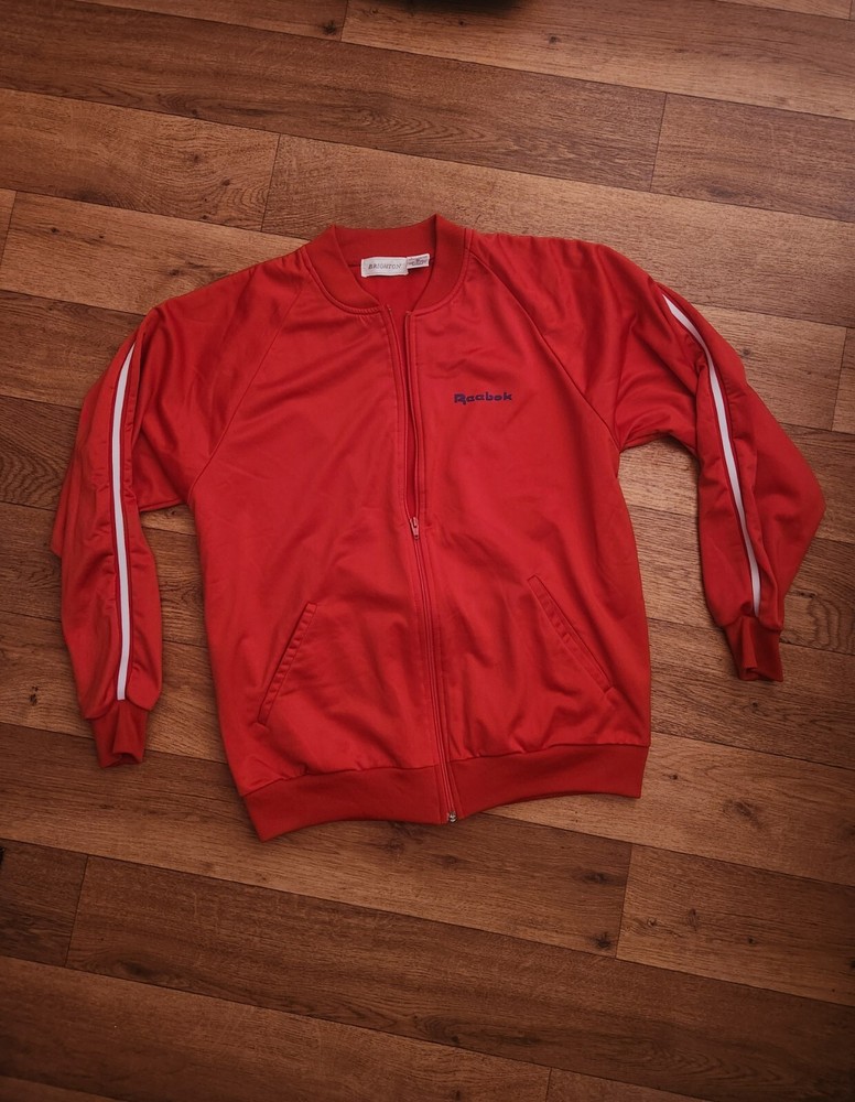 Brighton Reebok Red Zip Front Jacket Mens Size Medium