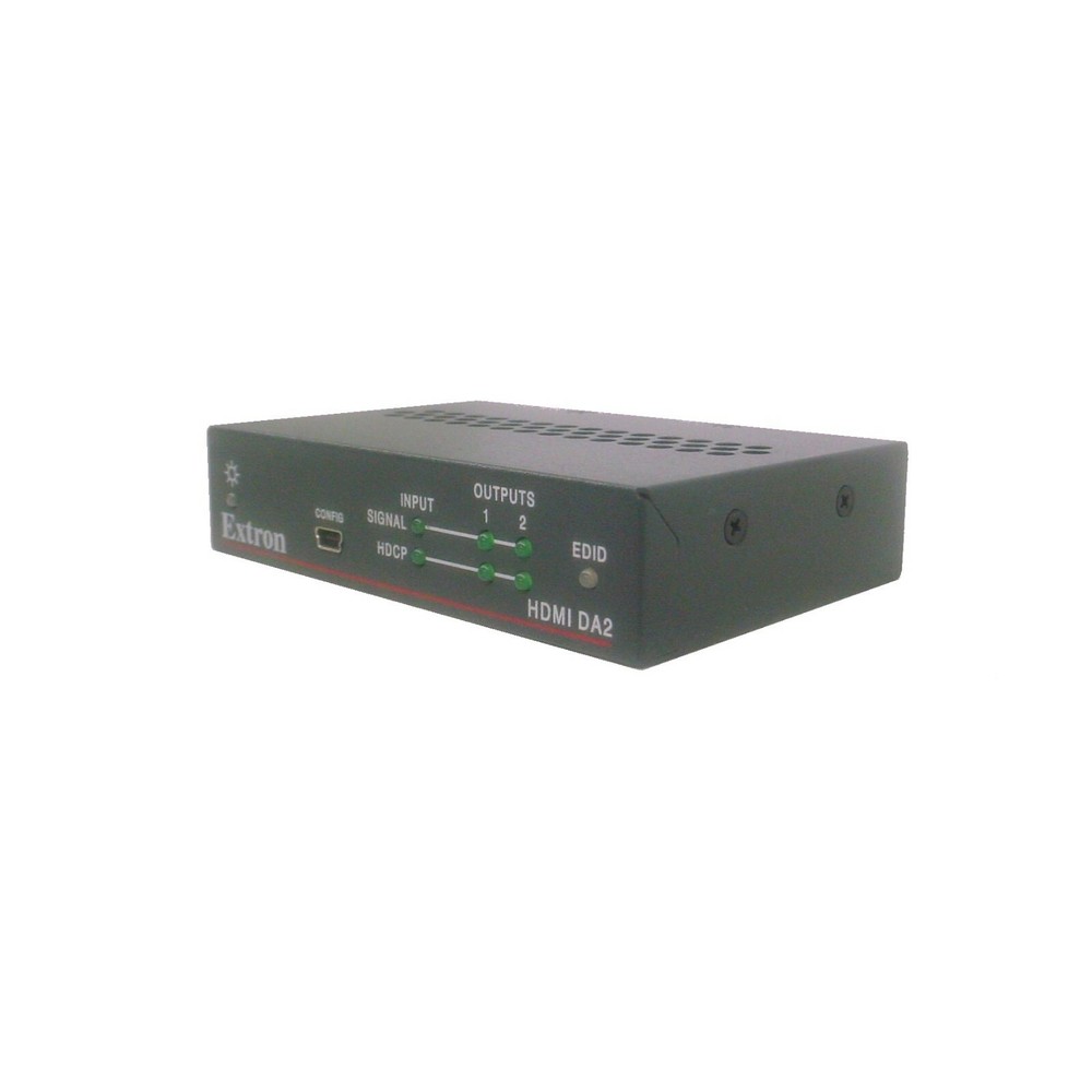 Extron HDMI DA2 1:2 165MHz Two Output Distribution Amplifier w/ AC Adapter