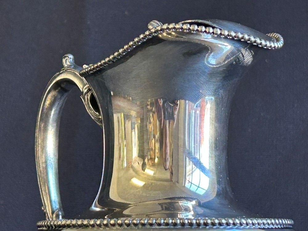 Superior Silver Co. Quadruple Plate Syrup Pitcher