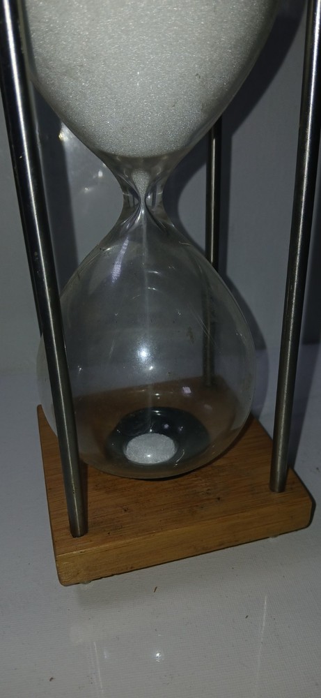 decorative wooden hourglass timer