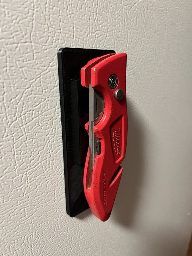 Wall Mount Holder for Milwaukee Fastback Compact Folding Knife