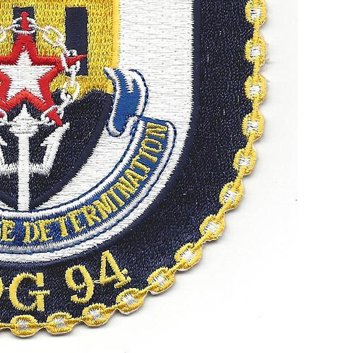 USS Nitze DDG-94 Guided Missile Destroyer Patch