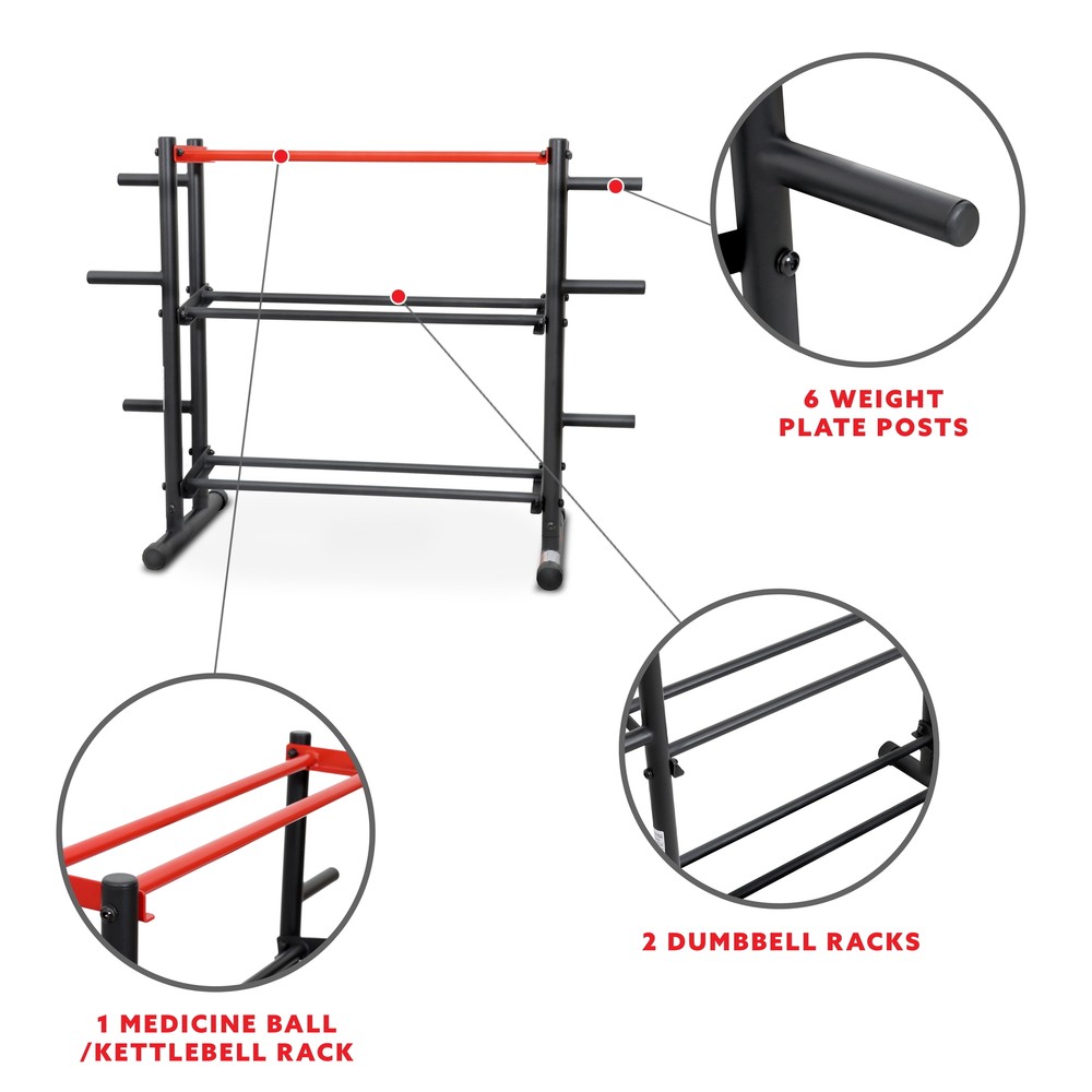 WEIGHT PLATE STORAGE RACK Multi-Weight Stand