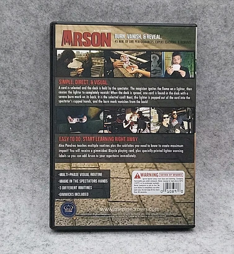 Arson (DVD) by Alex Pandrea