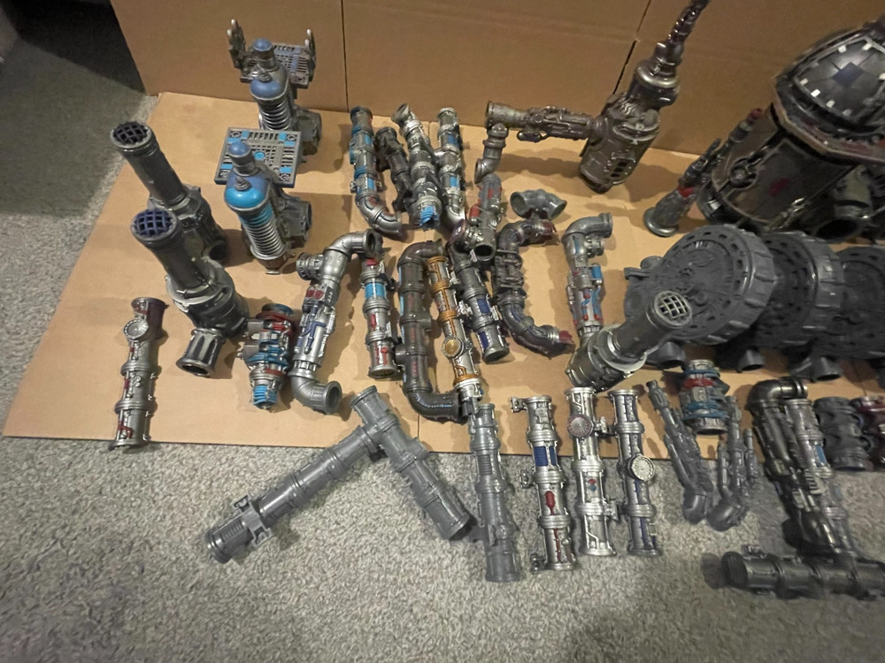 Large amount of Generators / Pipes / Reactors ETC Warhammer Kill Team Necromunda