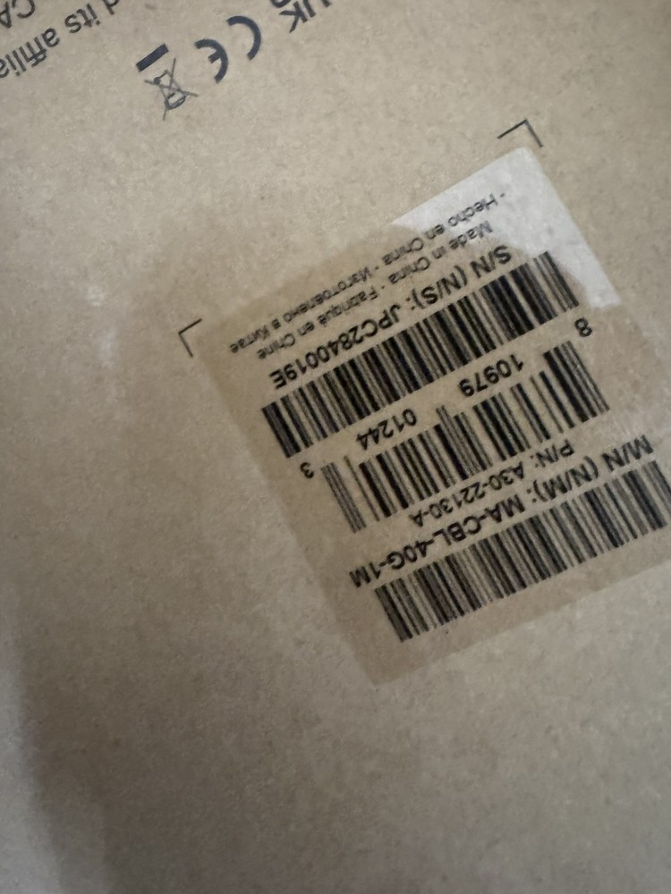 New Cisco MA-CBL-40G-1M STACK CABLE A30-22130