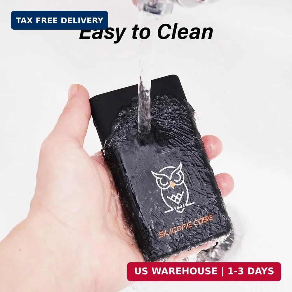 5-Hole King Size Pre-roll Cone Joint Holder Case, Silicone Cigarette Case, Class