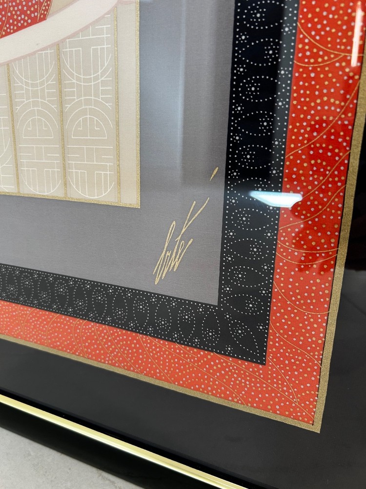 ERTE OPERA 1987, Framed, Silk, signed limited edition art - excellent.