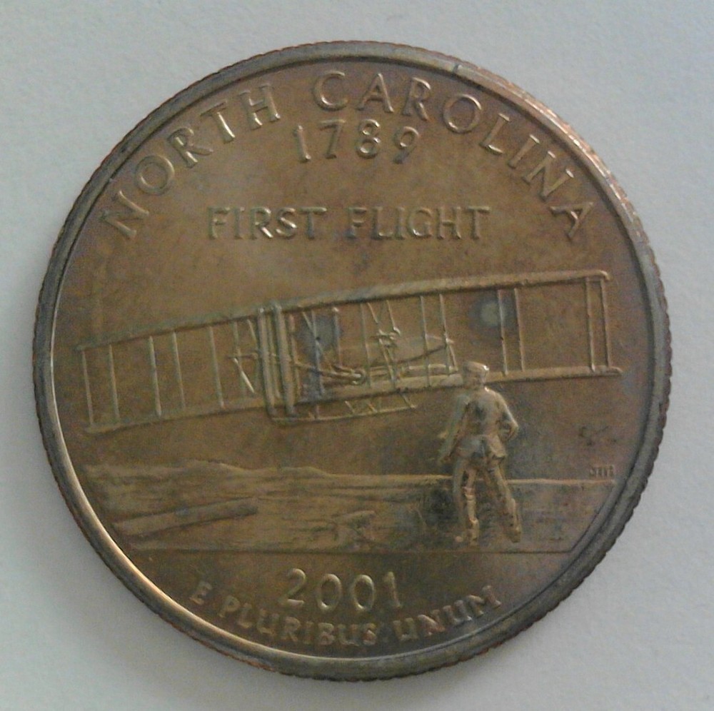 John Edwards Colorized State Quarter