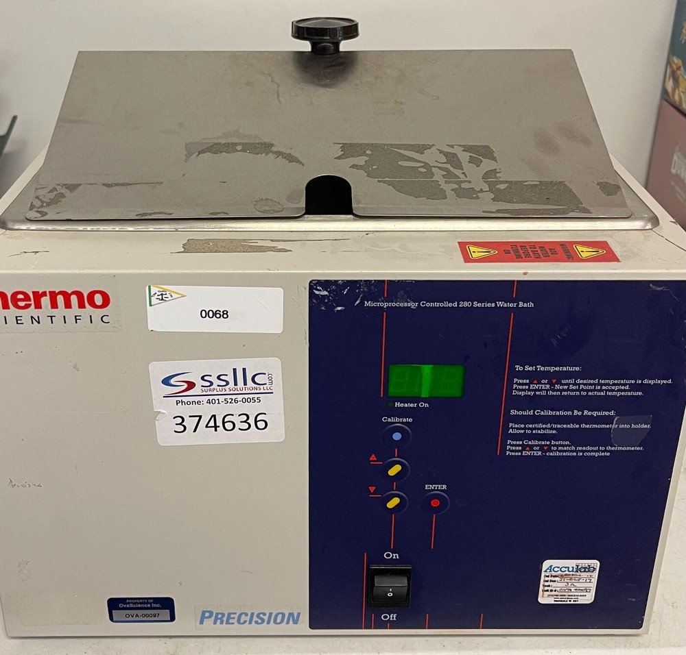 Thermo Scientific 2837 Precision 280 Series Microprocessor Controlled Water Bath