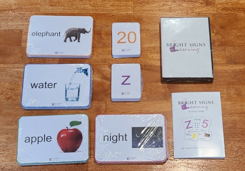 New! Bright Signs Learning - Kids Sign Language Learning System Reading Phonics